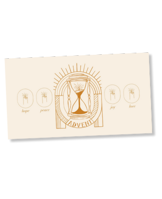 Advent church artwork - Printable file and display